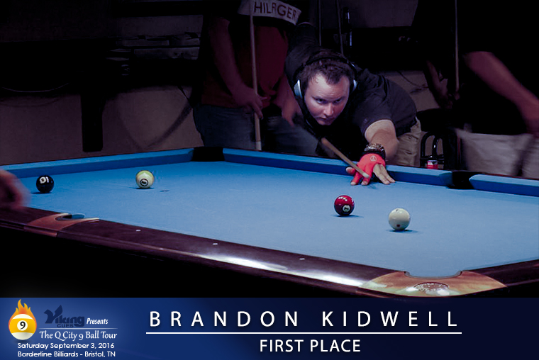 Brandon Kidwell First Place